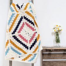 C2C Crochet Cedar River Blanket