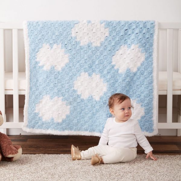 C2C Crochet Dreamy Clouds Baby Blanket