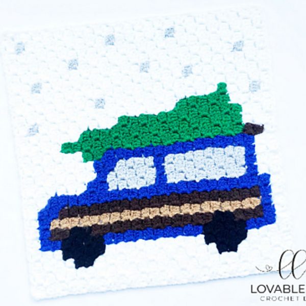 C2C Crochet Station Wagon Square